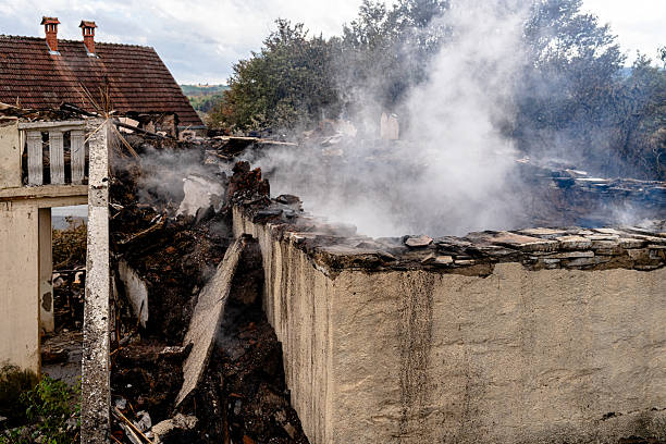 Professional Fire Damage Removal technician working in Green Lane, PA